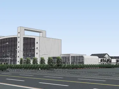 vacation spot-Resort-Fashion Leisure Hotel-0151 3D model