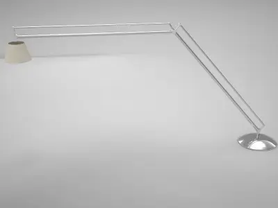 lamp04 floor lamp with shade 3D model