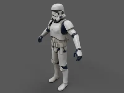 Stormtropper Hardsurface 3D model