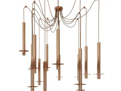Chandelier Gastrobar 2 3D model