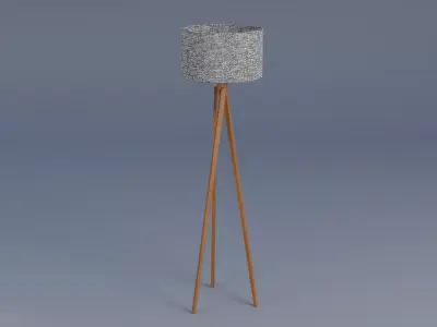 Floor Lamp Low-poly 3D model