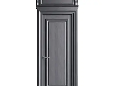 Modern entrance door 29 3D model