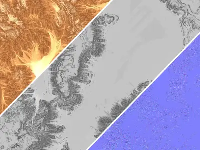 Detailed Canyon Model 2 3D model