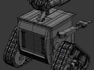 Robotic Film Character 3D model