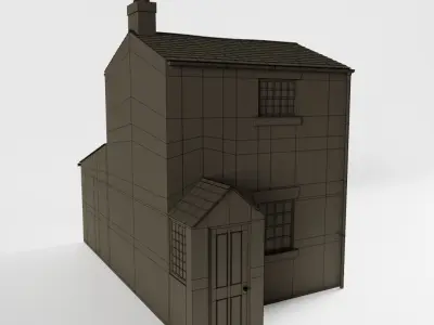 British Row Home 02 3D model