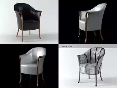 64220 armchair 3D model