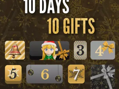 Aila I Christmas Advent Calendar 3D print model