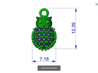 Light jewelry pendants 3D Model Pack