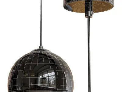 Hanging lamp LUDVIG Low-poly 3D model