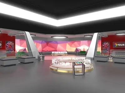 3D Showroom Level Kit Vol 6 Low-poly 3D model
