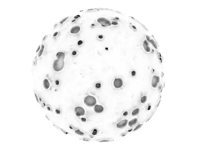 Moon Detailed 3D Model 3D model