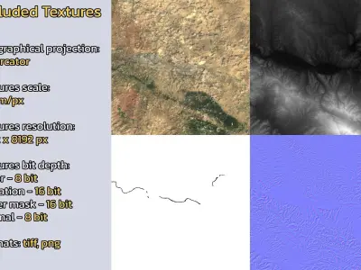 Lanzhou China City Landscape 3D Model 3D model