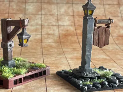 Town Streets set 3D print model