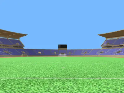 Stadium Renovation - from athletics to football 3D model