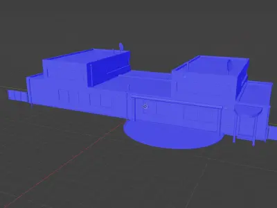 Architectural House 3D model