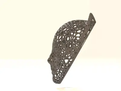 Catwoman mask Voronoi 3D print model