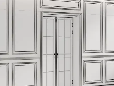 Classic door 4 3D model
