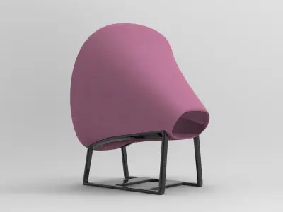 Gramophone Armchair 3D model