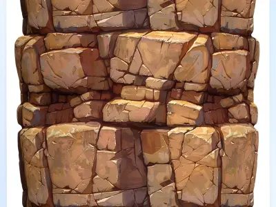 Stylized Wall Seamless Texture Texture 23