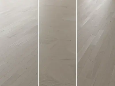 Parquet Oak Mist New Firestop set 7 3D model