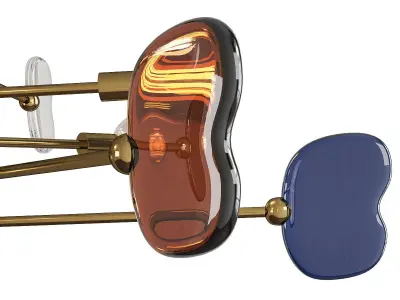 Egon Chandelier Low-poly 3D model