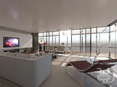 living room 4 3D model