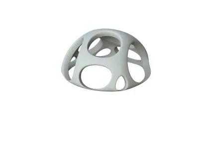 SciFi Cube Object No 48777 Low Poly Shape Low-poly 3D model