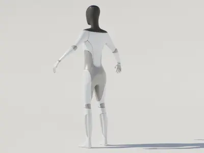 Tesla BOT  Low-poly 3D model
