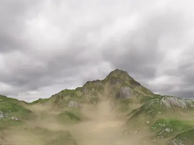 Mountains Hills 2 3D model
