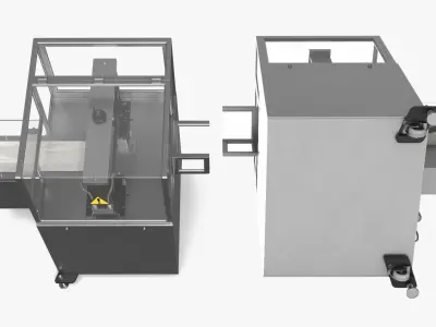  Enclosed Flow Pack Packaging Machine 
