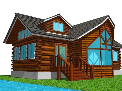 Creative Design-Holiday Cabin-0105 3D model