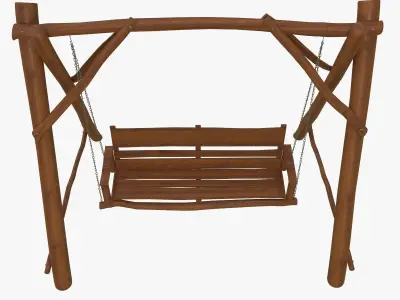 Garden swing 3D model