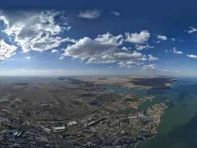 HDR - 1000 Meters Above Konaev City 3D model