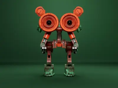 Mesa Machine Low-poly 3D model