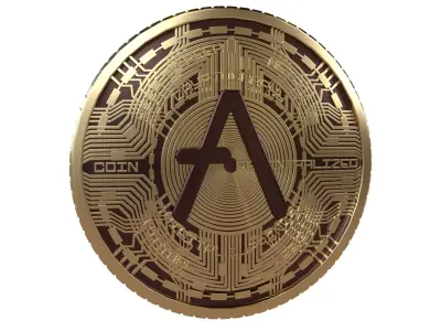 Aave Coin v5 001 3D model