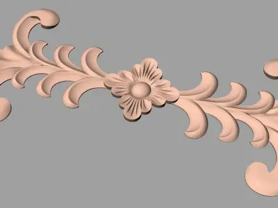3D carved model furniture 3D design used for artcam aspire E769 3D model