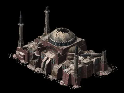War-city-scars 08 3D model