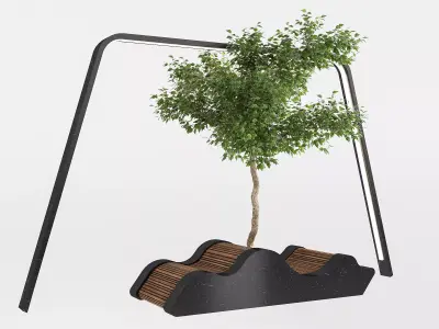 Urban seating  3D model