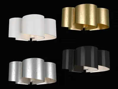 81105x Pittore Lightstar Ceiling Chandelier 3D model