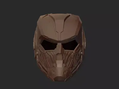 HI-TECH SCI-FI ORACLE HELMET PRINTABLE VERSION STL 3D print model
