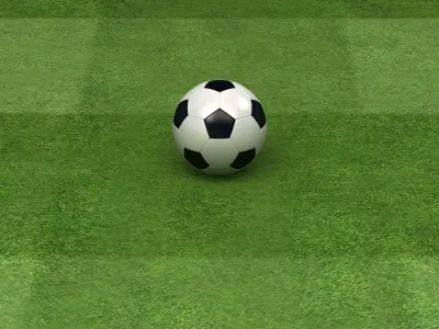 Soccer Ball  Low-poly 3D model