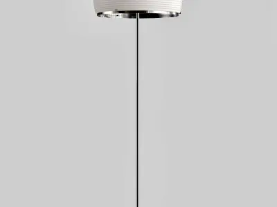 INARI modern floor lamp with shade 3D model