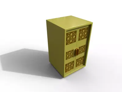 Modern Furniture 3D Model Low-poly 3D model 12