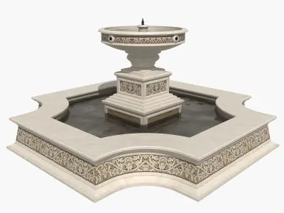 Fountain 12 3D model