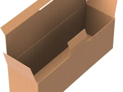 Cardboard Box Free 3D model
