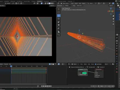 Abstract Diamond Loop 3D model