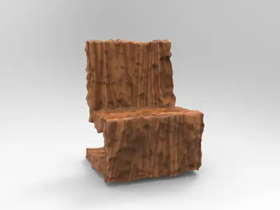 Simple Seat Urban exterior 3D model