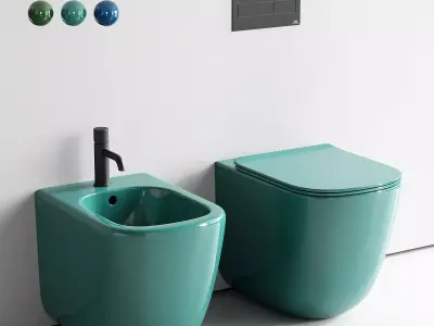 Ceramica Cielo Era WC Set 2 3D model