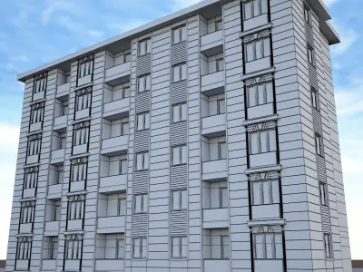 Ornate building 3d model 9 3D model