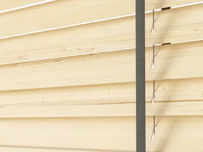 Wooden Blinds Set 15 3D model